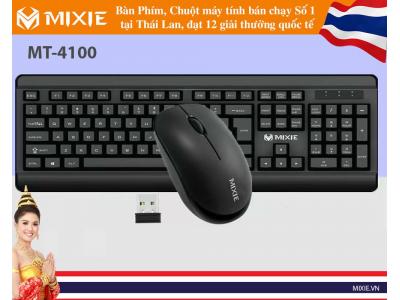 Bộ chuột phím không dây MIXIE MT-4100 - Chính hãng, bảo hành 12 tháng